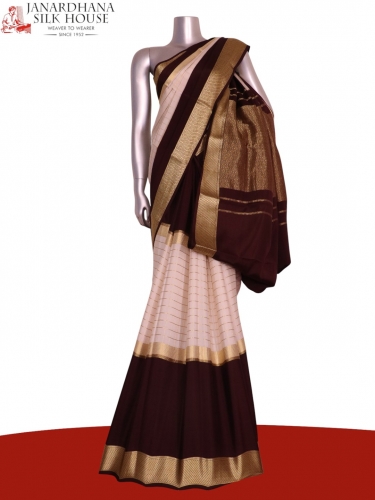 Pure Mysore Crepe Silk Saree